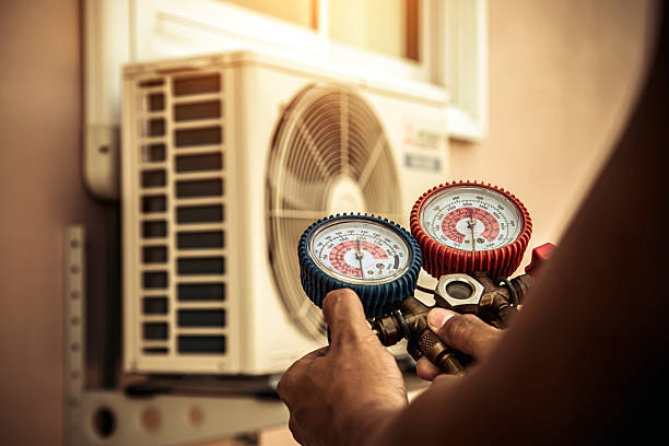 Professional Air Conditioning Service technician working in Merritt Island, FL